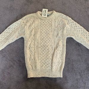 A handmade sweater made in Ireland